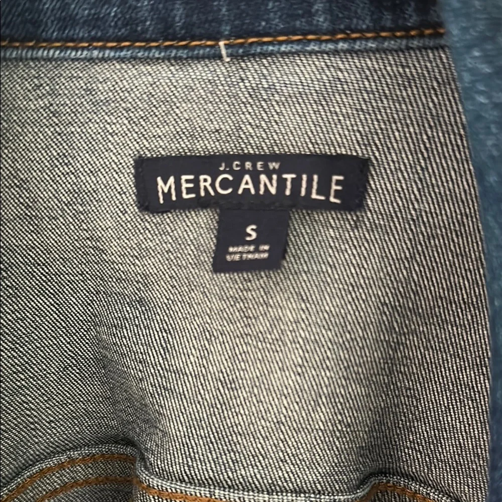 J. Crew Dark Blue Jean Jacket